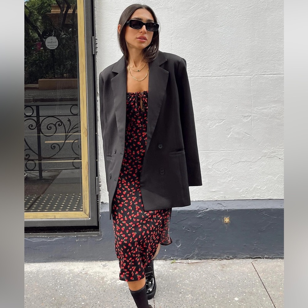 Lioness Wyoming Black Blazer Size XS